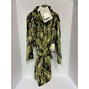 Modern Kids Plush Camo Robe With Pods Size Medium